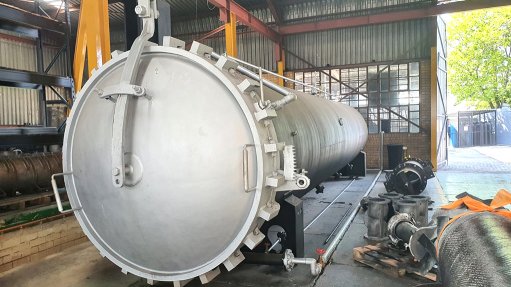 An image of AFS' new rubber lining facility with autoclave