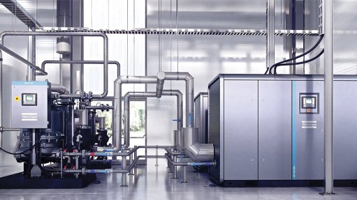 Image of a compressor room to illustrate Atlas Copco's compressor roomoptimisation solutions help users gain full benefit from their compressed air systems_1022
