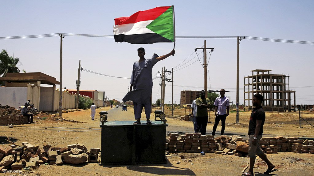 Sudanese flag 