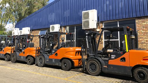 Forklifts delivered to liquor logistics company