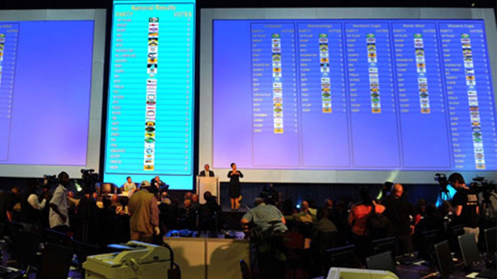 image of election results centre
