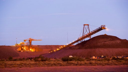 Image of Prominent Hill mine at sunset