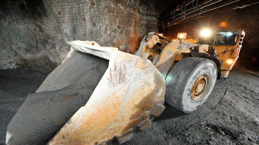 Image of underground mining equipment at the Casa Berardi mine, in Canada