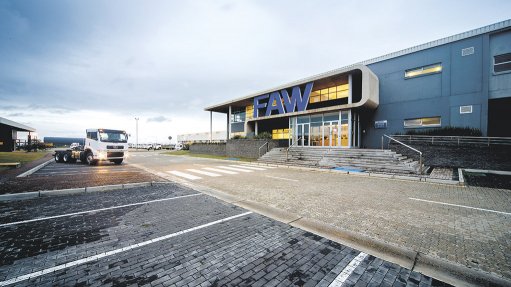 An image of the FAW Trucks Coega manufacturing plant