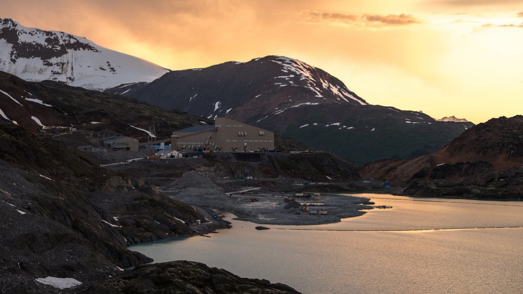 Image shows Brucejack mine in Canada 