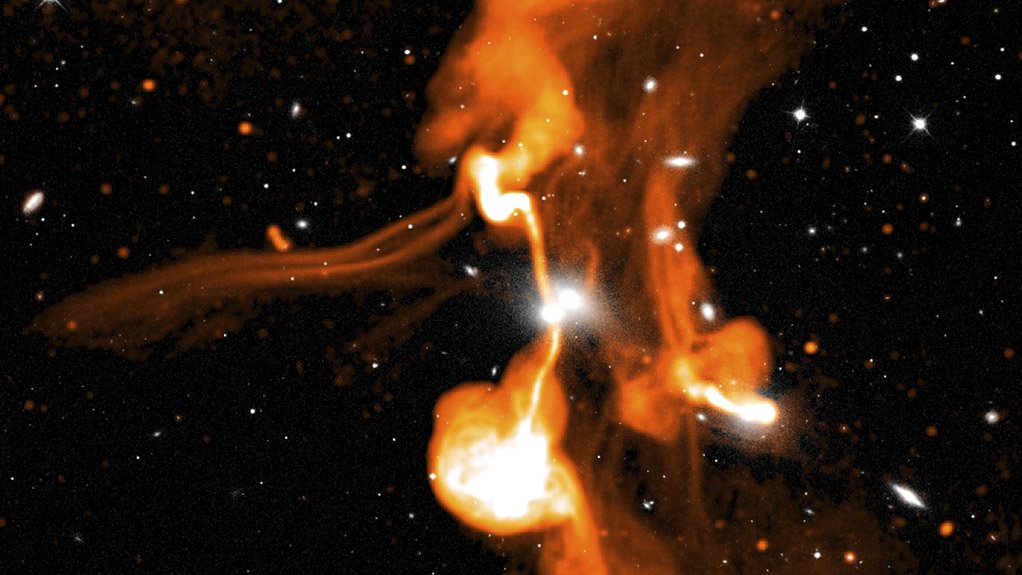 A raw image from MeerKAT's Galaxy Cluster Legacy Survey 