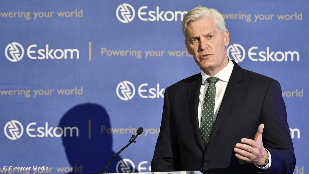 Eskom CEO Andre de Ruyter