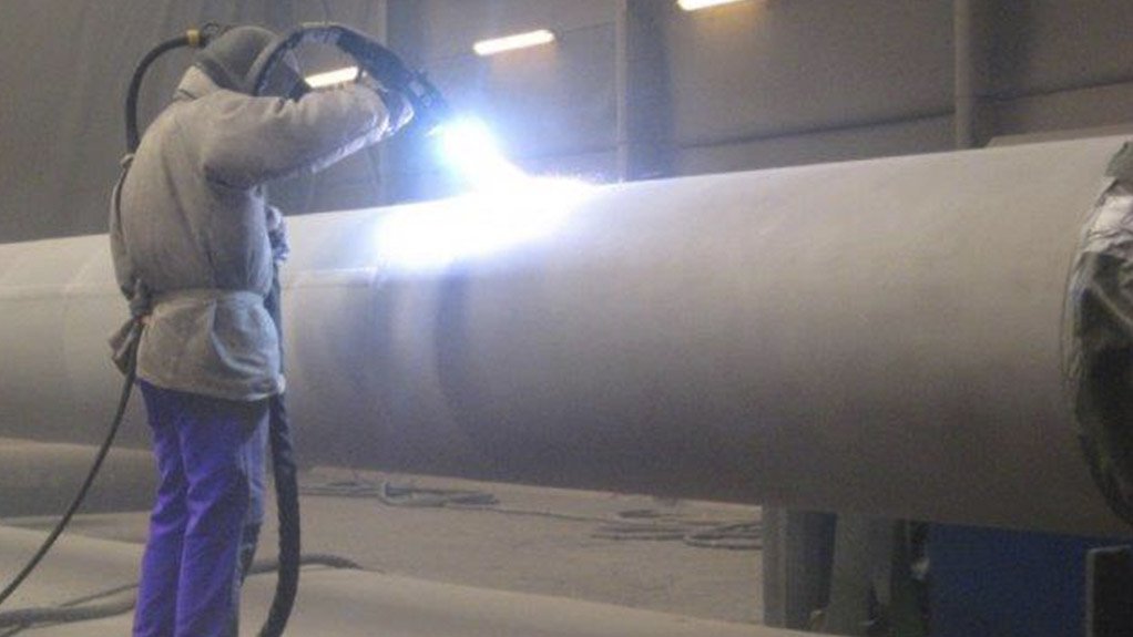 Zinc thermal spray ideal for steel repair on land and sea