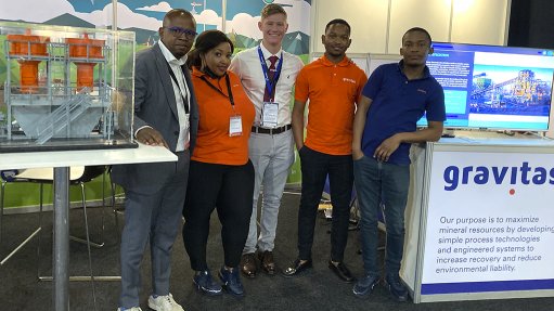 A photo of the Gravitas Minerals Team at the Southern African Coal Processing Society Biennial Conference at the Graceland Casino and Country Club in Secunda, Mpumalanga