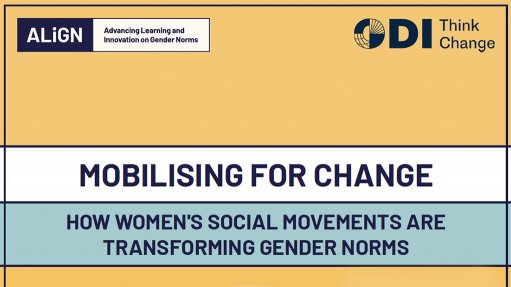 Mobilising for change: how women's social movements are transforming gender norms 