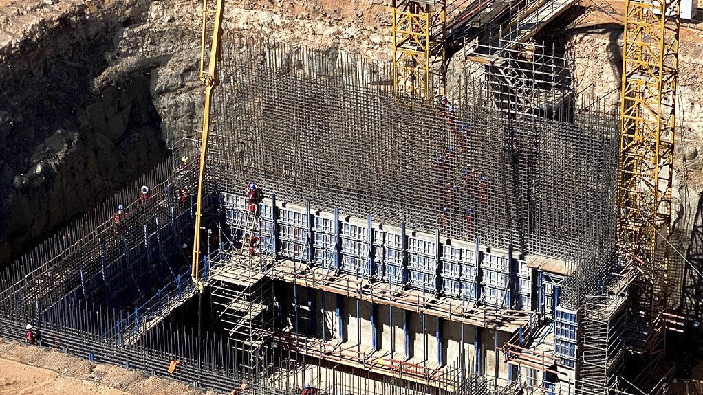  An image of the construction of the Platreef Project 