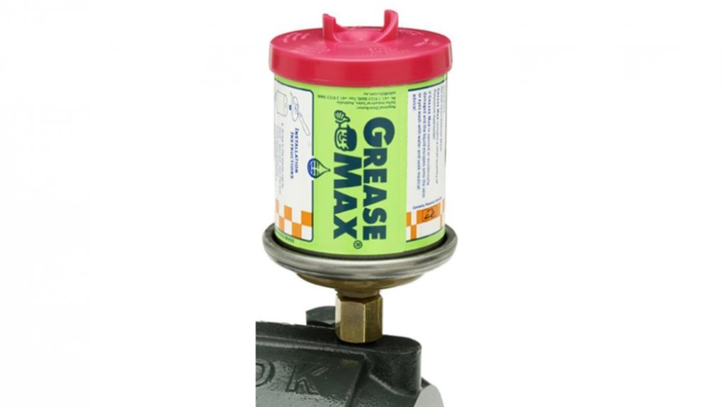 Image of a GreaseMax continuous lubrication installation, to help prevent bearing damage caused by water