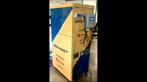Pic of Renergen's Cryo-Vacc unit.
