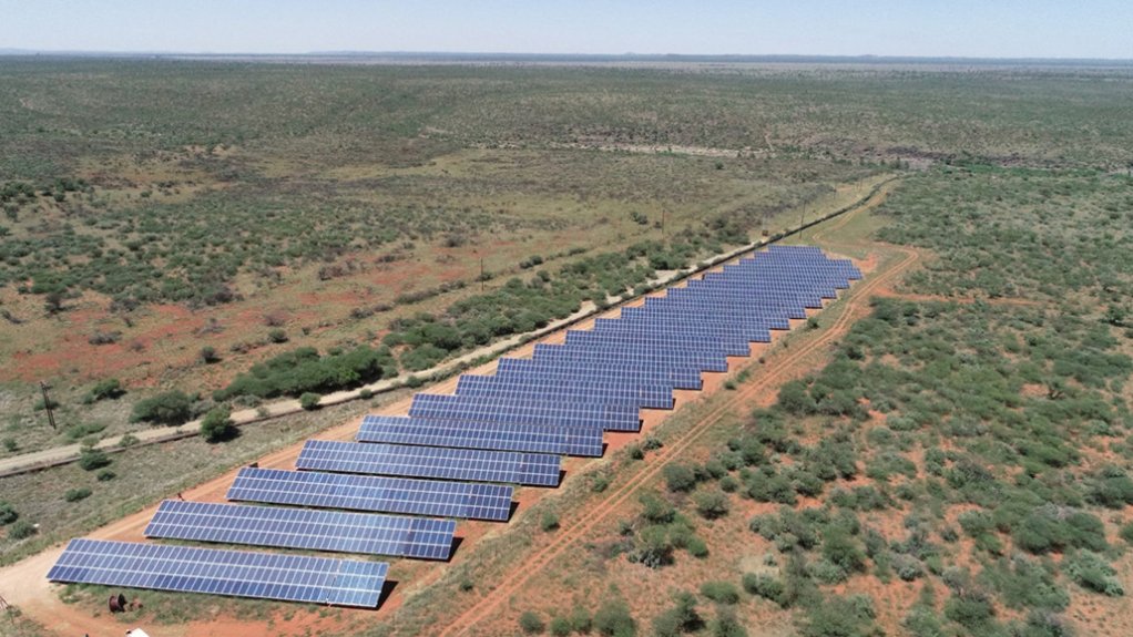 An 800 kW off grid solar project on a farm