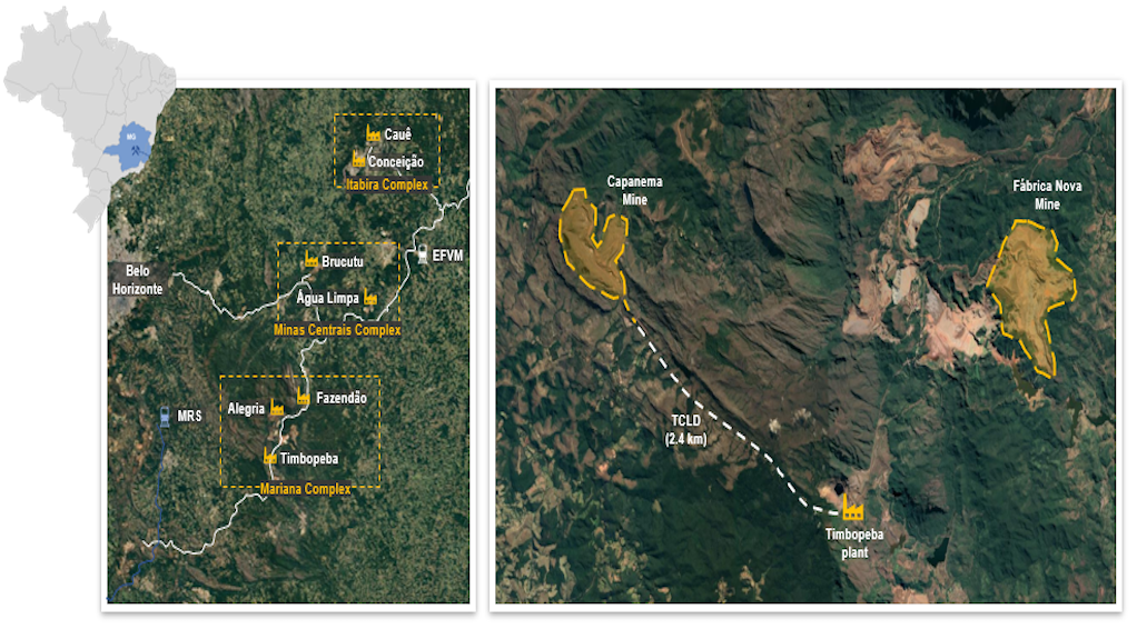 Image of the location of the Capanema project, in Brazil