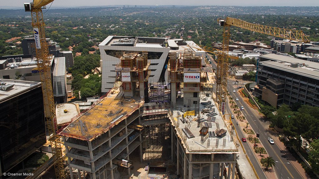 Image of construction in Sandton