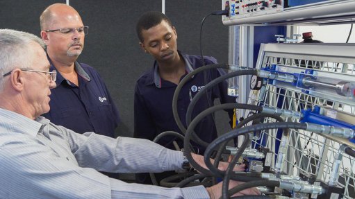 Image of people being trained, to show Bosch Rexroth South Africa offers a range of training services