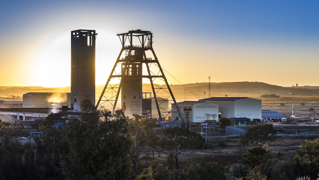 Image of South Deep gold mine twin shafts