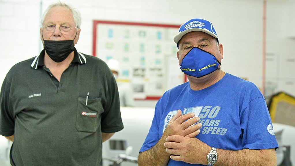 An image of Hi-Tech Automotive founder Jimmy Price & Shelby SA owner Peter Lindenberg 