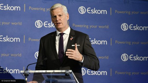 Eskom CEO Andre de Ruyter