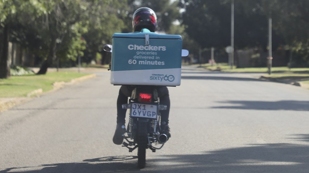 Image of Checkers Sixty60 delivery scooter