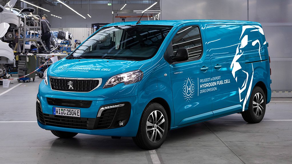 Image of The Peugeot e-Expert Hydrogen