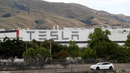 Tesla's battery factory in California