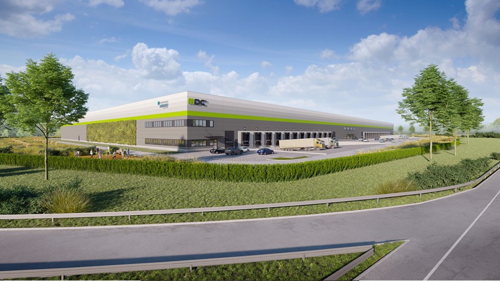 An artist's rendering of Fortress REIT's logistics asset, MDC2 Park Łódź South