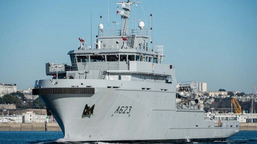French Navy patrol ship visiting Durban