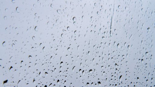 Water drops on a window