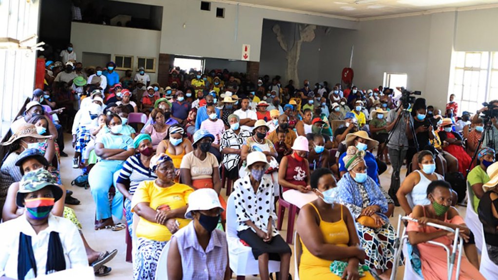 Image showing some of the vulnerable members of society who have benefited from R15,5 million relief package after the devastating storm in Umgungundlovu district
