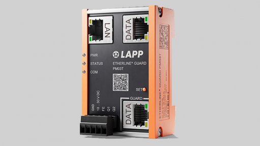 Image of the Etherline Guard from LAPP that monitors data cables at risk of failure