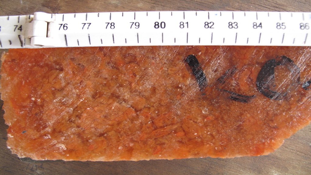 Image of drill core from Dougou Extension project, Congo-Brazzaville
