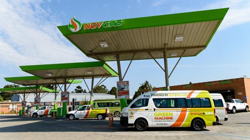 An image of a NGV fuel station