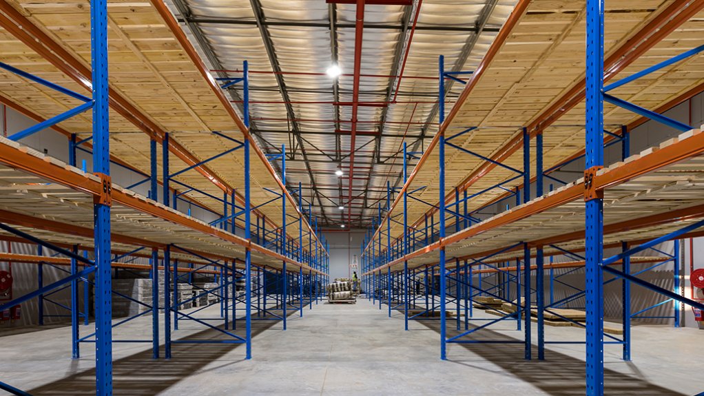 Warehousing lighting at a Polokwane-based warehouse 