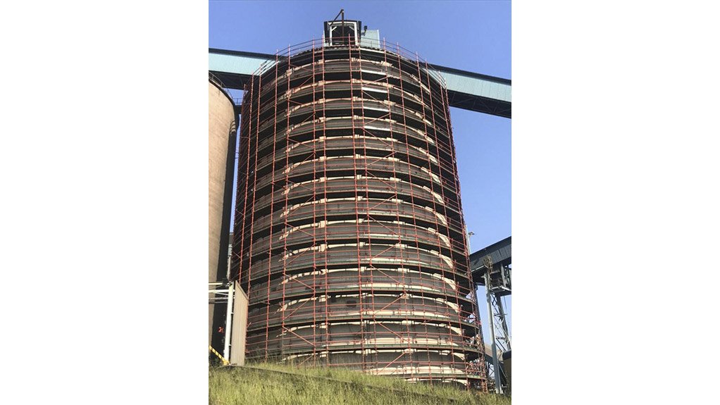SCP 743 was specified for the repair of five concrete silos at Rio Tinto’s Richards Bay Minerals Operation by LNW Consulting Engineers