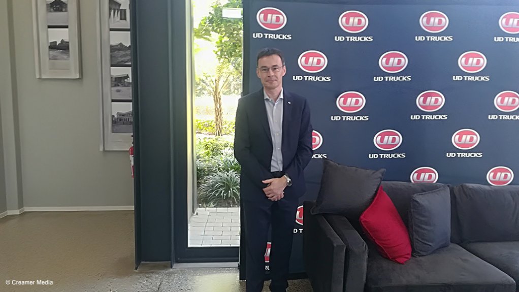 An image of UD Trucks Southern Africa MD Filip Van den Heede