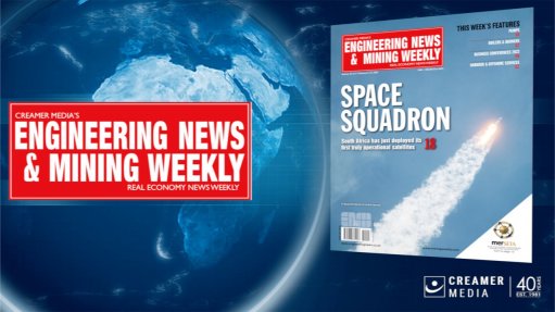 Engineering News and Mining Weekly magazine cover