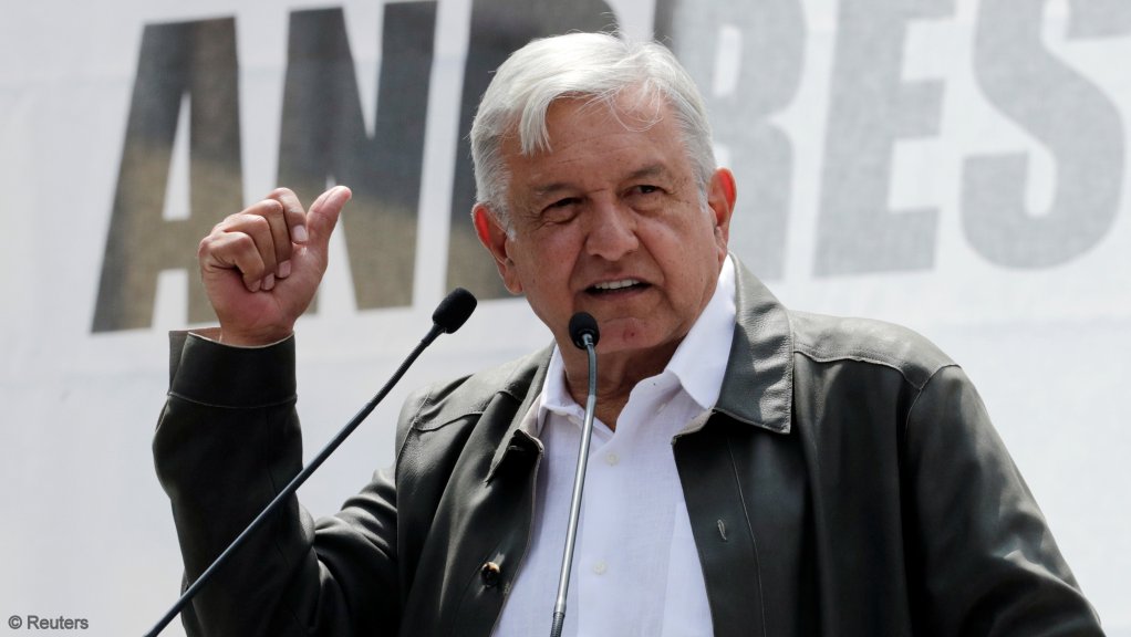 An image of Mexico President Andres Manuel Lopez Obrador