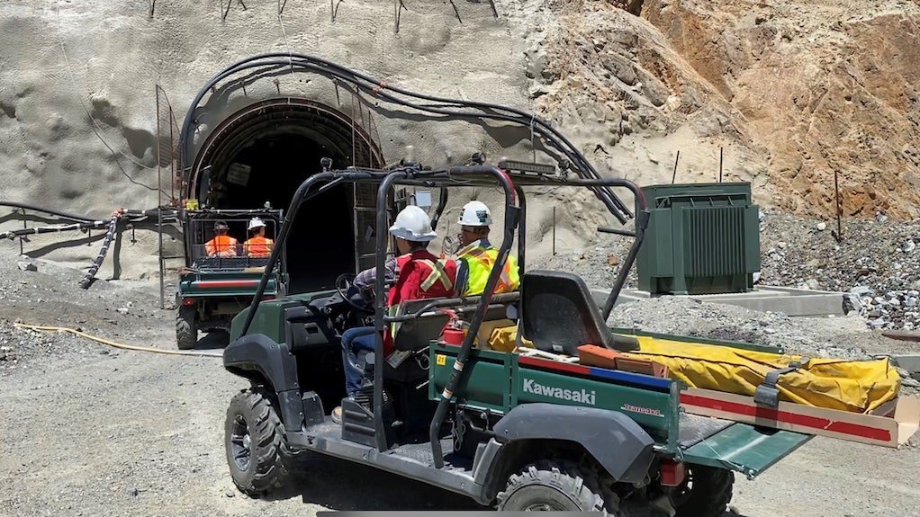 Image of underground portal at Granite Creek gold project, in the US