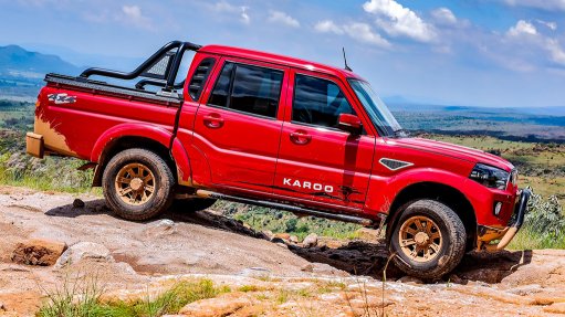 Image of a Mahindra bakkie