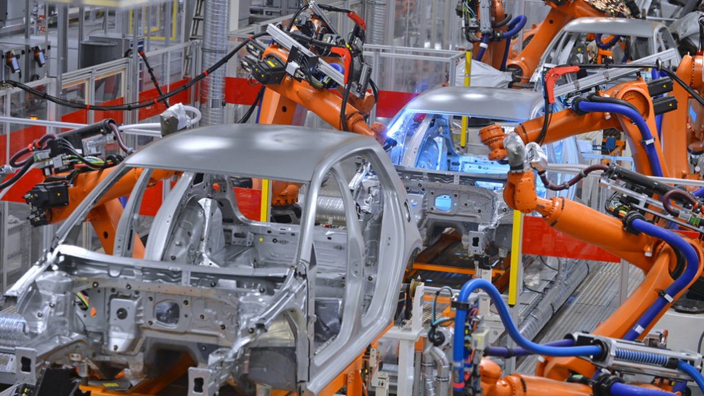 Image of a vehicle assembly plant