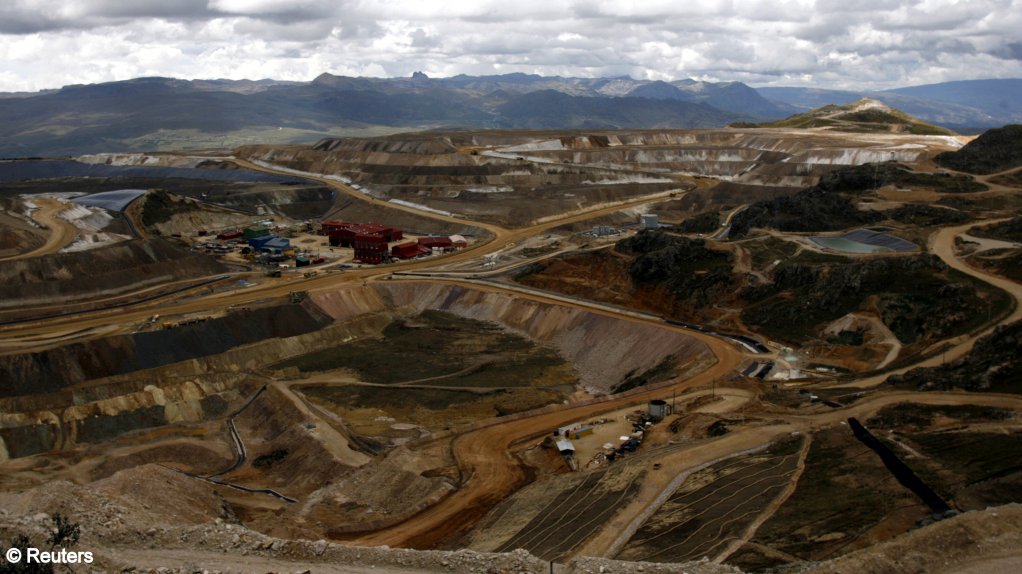 An image of the Yanacocha project, in Peru