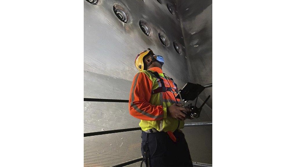 Elios SkyEye drone makes light work of boiler inspection at major power station
