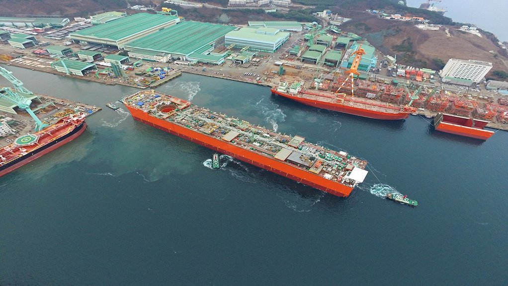 Image of Coral South FLNG docking