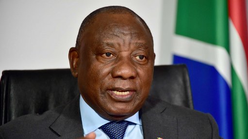 An image of South African President Cyril Ramaphosa