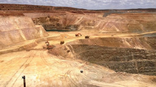 Image shows an opencut mine in Western Australia