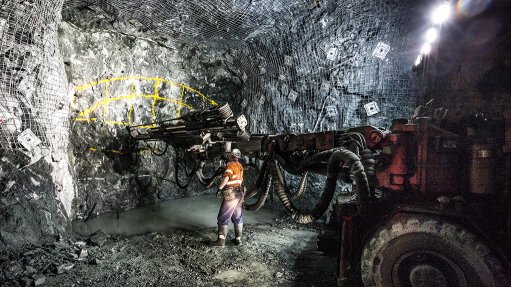 Image of underground mining machinery 
