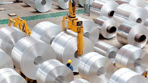 An image of aluminium rolls