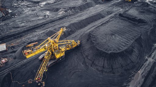 An image of coal mining at an openpit